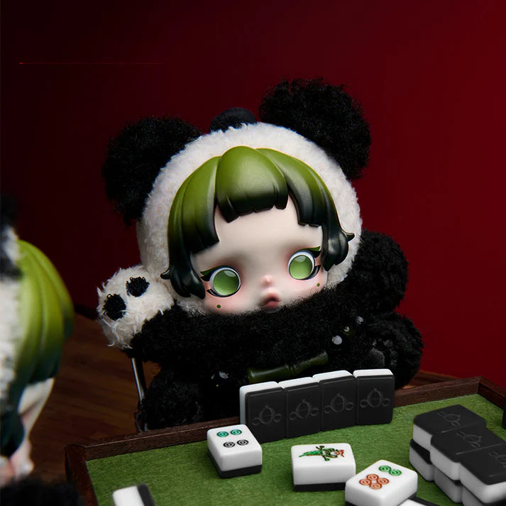 【Sale】SKULLPANDA Lazy Panda Plush Doll Pendant