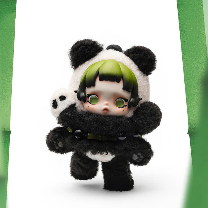 【Sale】SKULLPANDA Lazy Panda Plush Doll Pendant