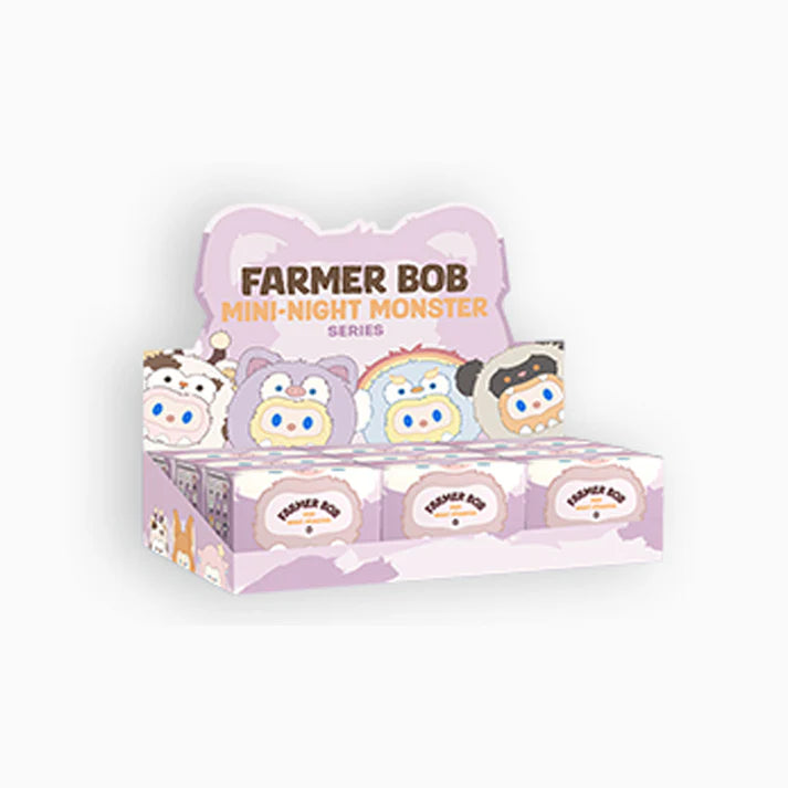 【Sale FUN&TB】FARMER BOB MINI Night Monster Series Plush Dolls