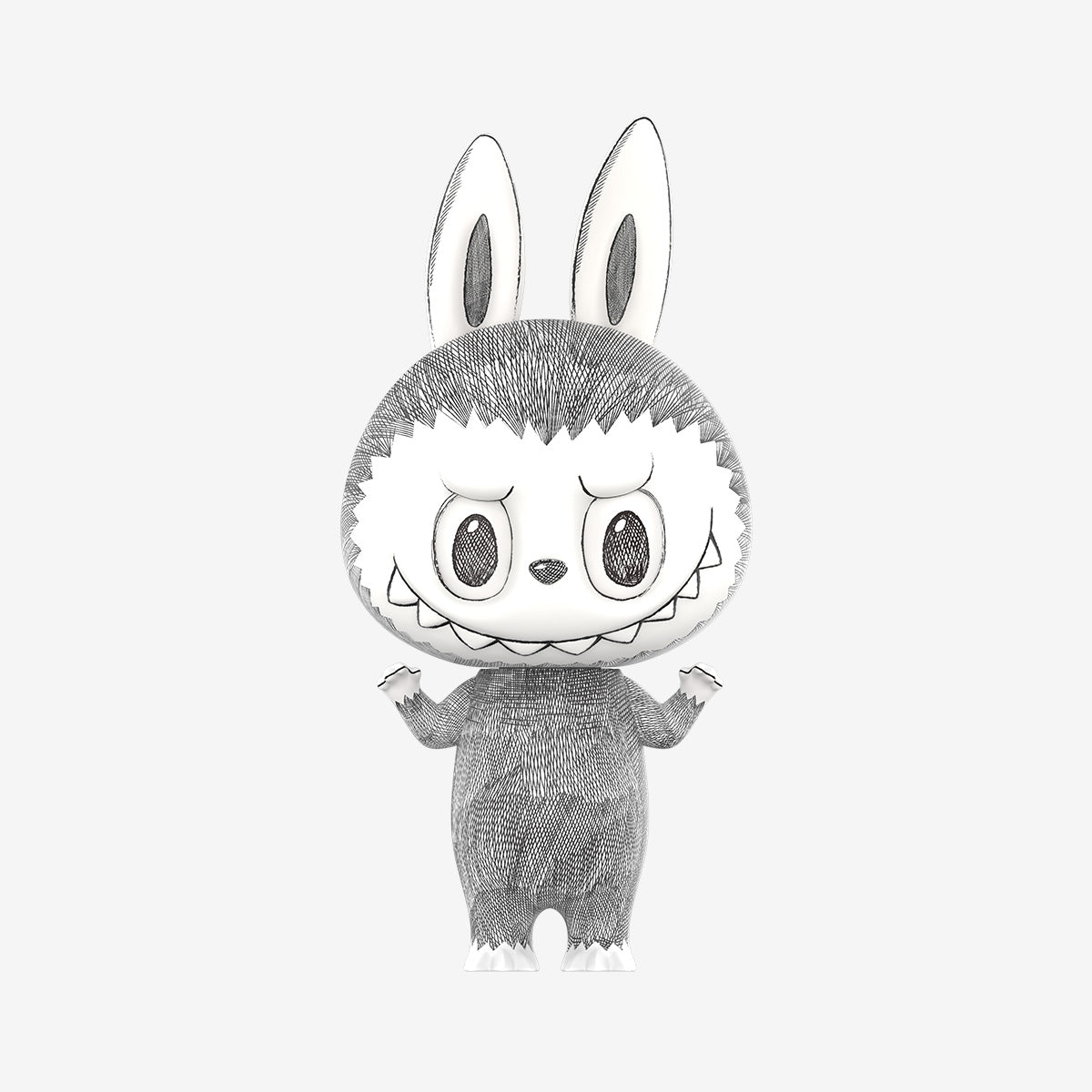 【Sale】MEGA LABUBU 400% Sketch