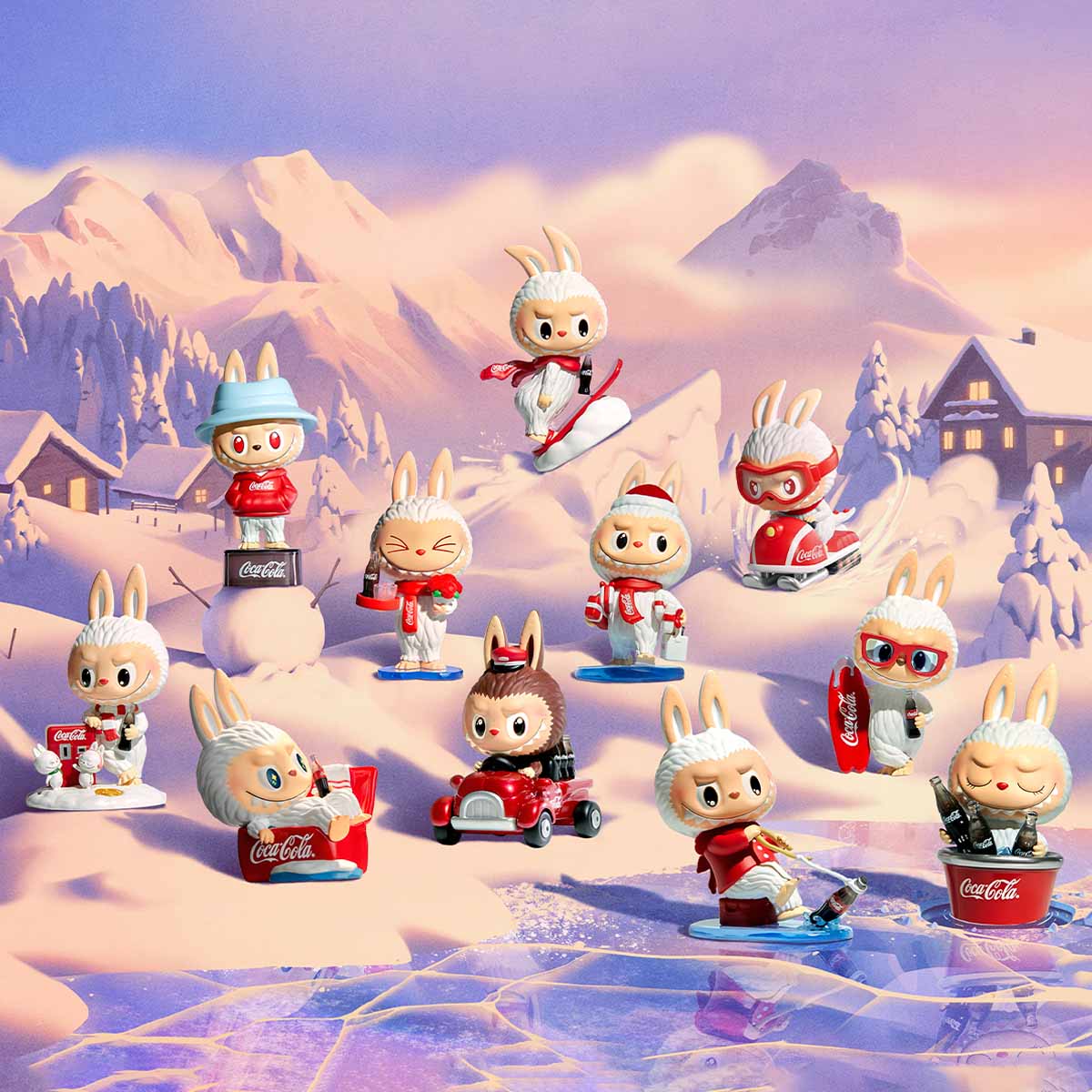 【Sale】THE MONSTERS (Labubu) COCA-COLA Series Blind Box Figures