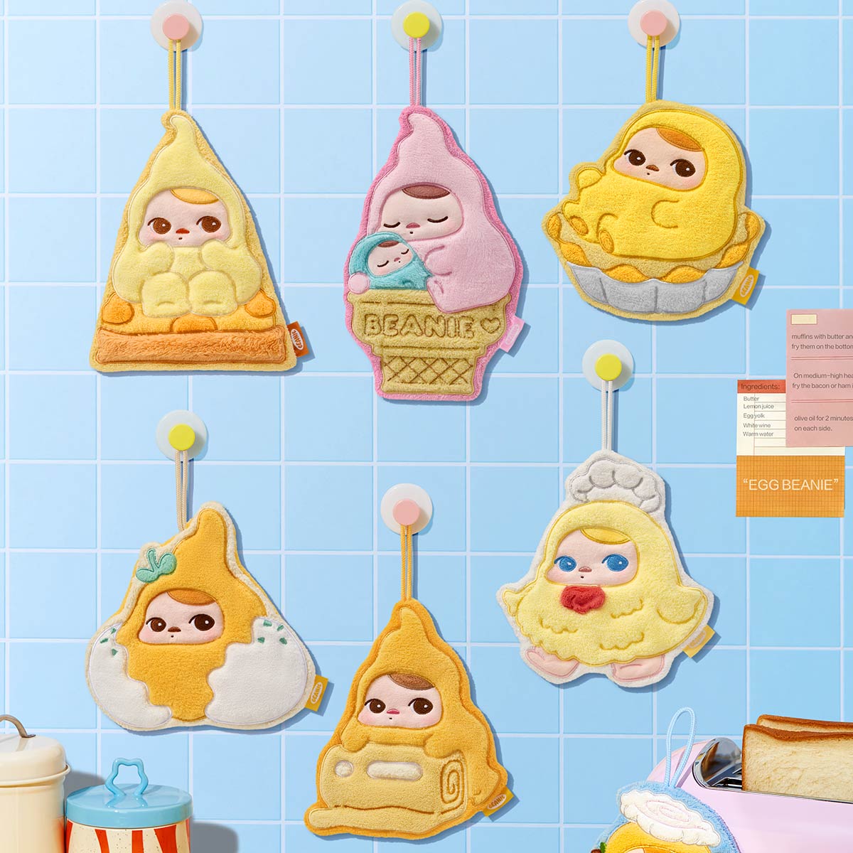 【Sale】PUCKY Egg Beanie Series-Hand Towel Blind Box