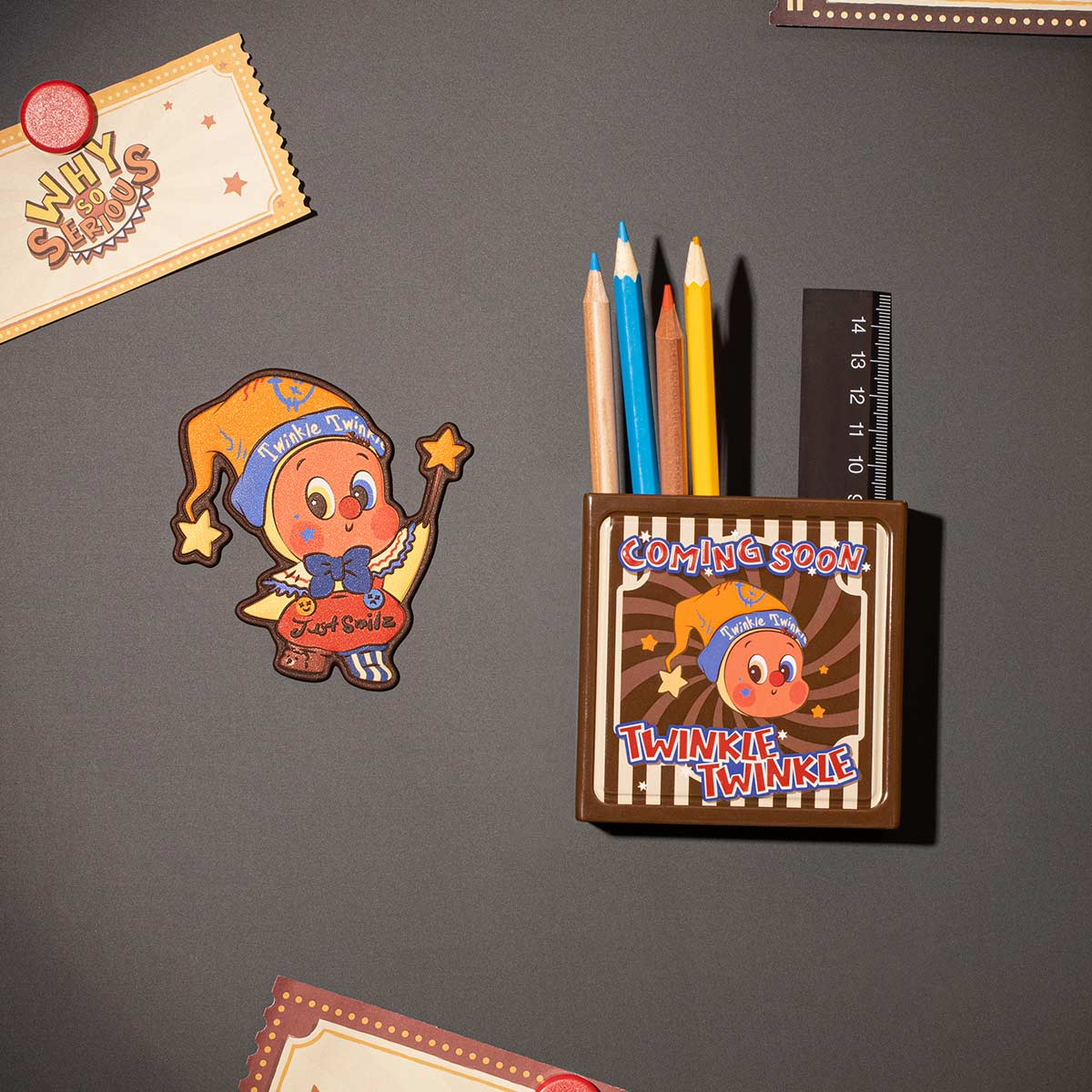 【Sale】WHY SO SERIOUS Series - Magnetic Sealing Clip Storage Box Set