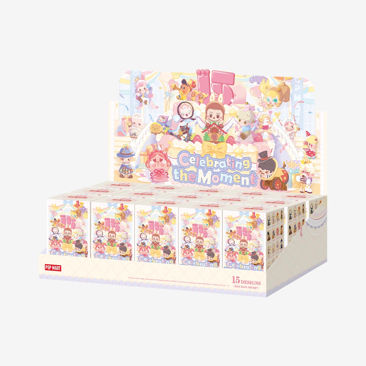 Celebrating the Moment POP MART 15th Anniversary Series Blind Box Figures