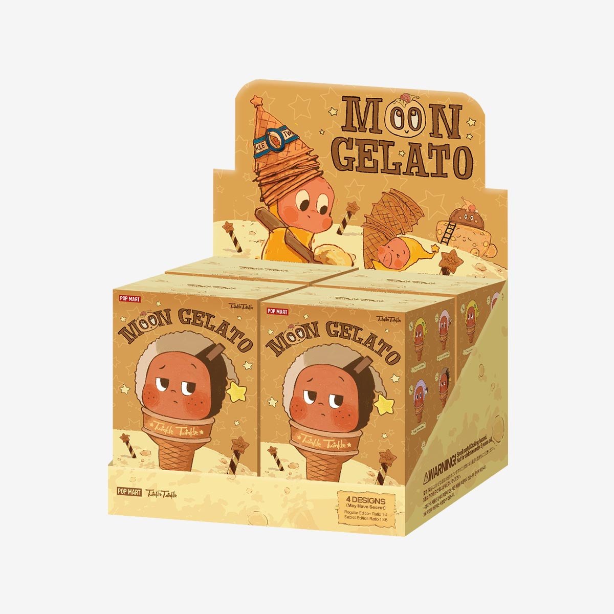 Twinkle Twinkle MOON GELATO Series-Ice Cream Plush Pendant Blind Box