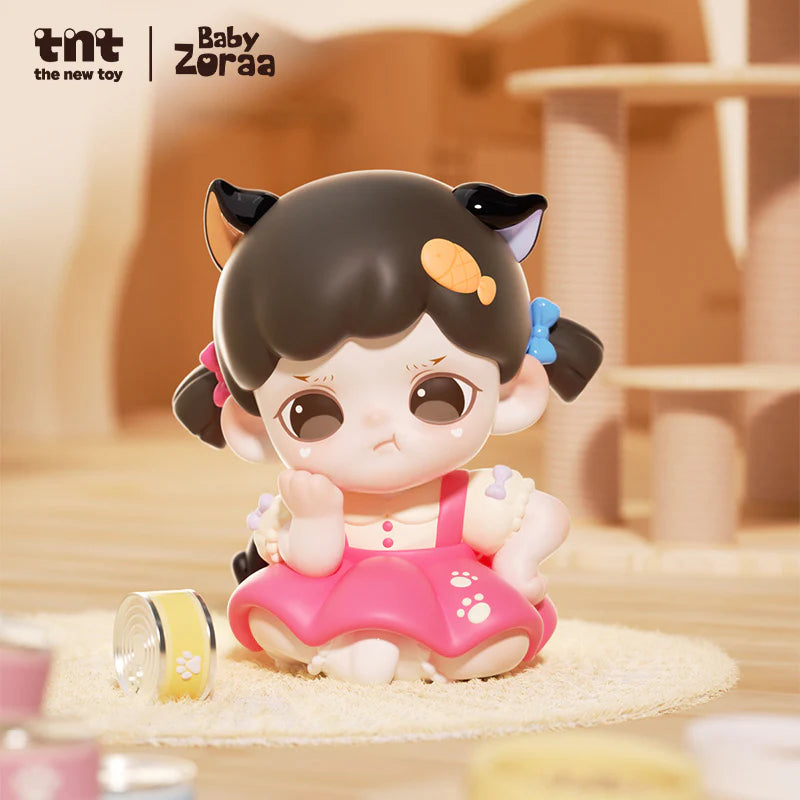 TNTSpace】Baby Zoraa Meow Cat Face Mini Series Blind Box Figures TNTSpace】Baby Zoraa Meow Cat Face Mini Series Blind Box Figures