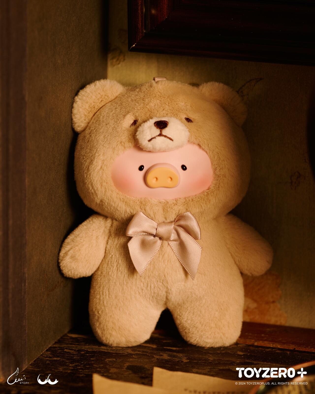 【52Toys-1027 Event Gift】Lulu The Piggy Vintage Teddy Shop Series Plush Blind Box