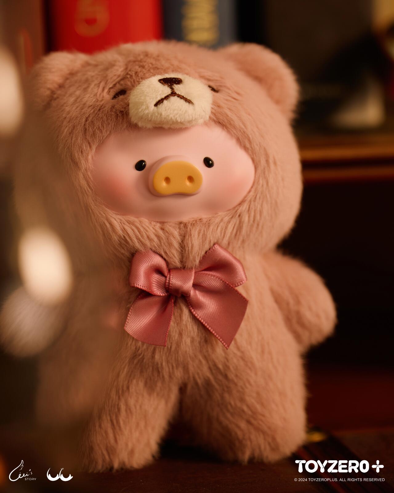 【52Toys-1027 Event Gift】Lulu The Piggy Vintage Teddy Shop Series Plush Blind Box