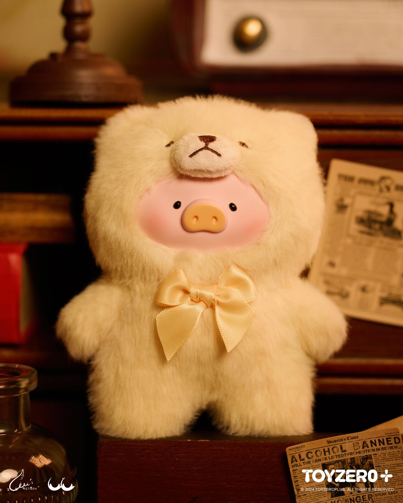 【52Toys-1027 Event Gift】Lulu The Piggy Vintage Teddy Shop Series Plush Blind Box