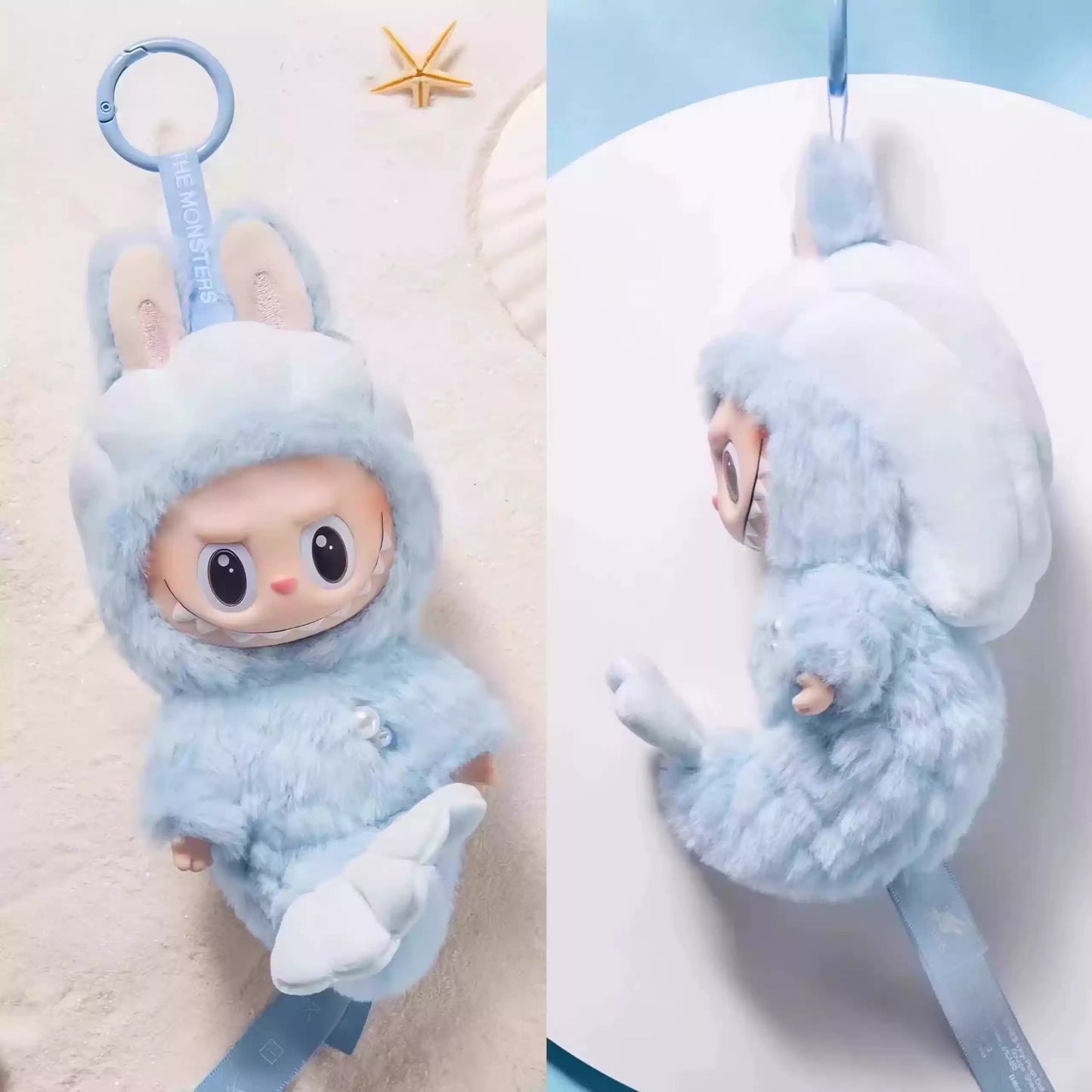 【Sale】THE MONSTERS Mokoko & Labubu Vinyl Plush Doll Pendant