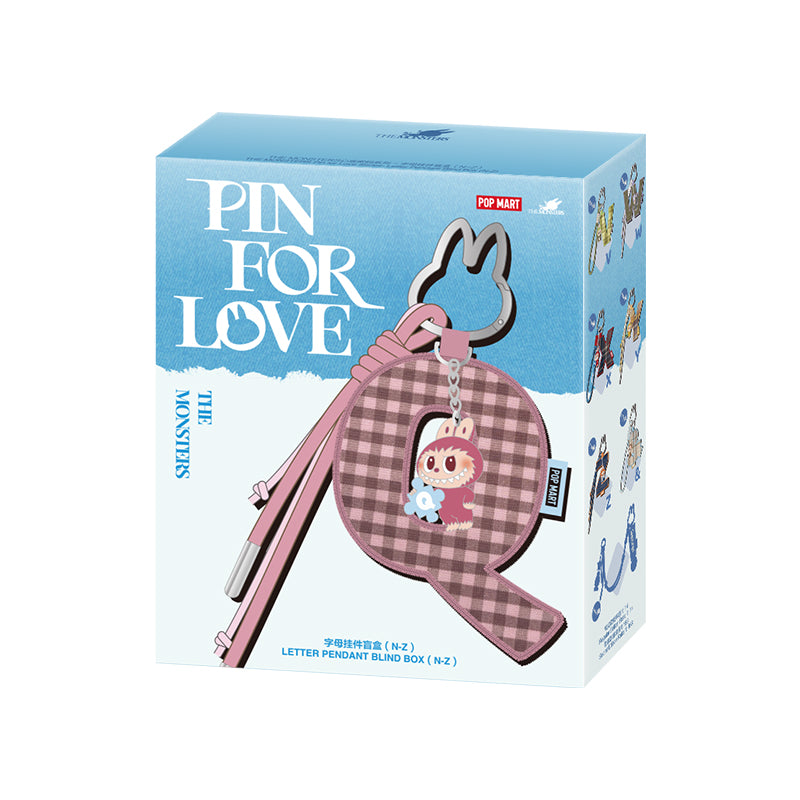 【Sale】THE MONSTER Pin for Love Series-Letter Pendant Blind Box(A-M and N-Z)
