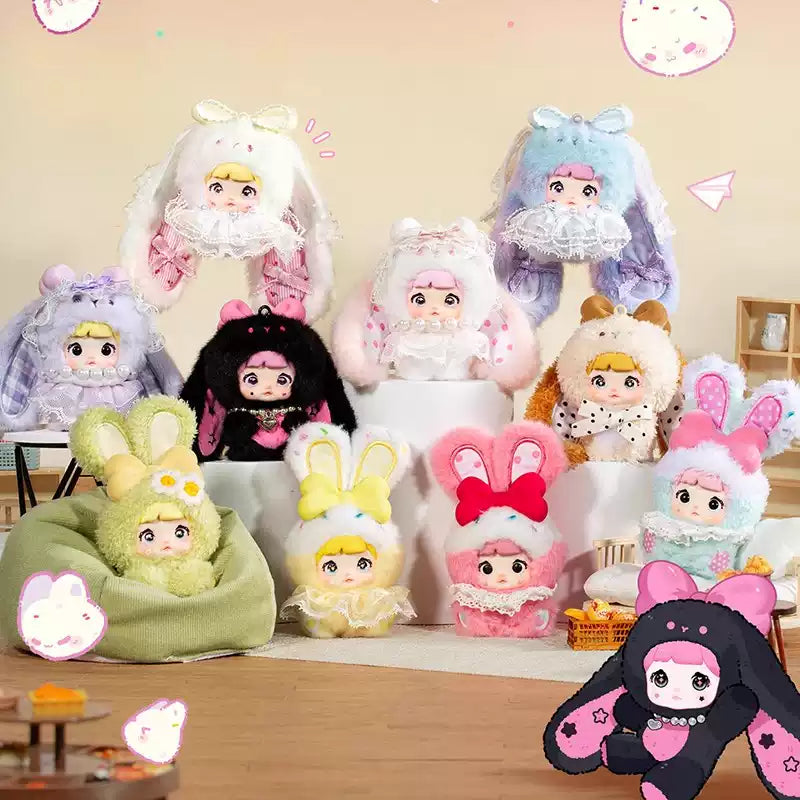 Nommi-V8 Nommi Baby Sweetheart Bunny Series Plush Figure Blind Box【HiToys】