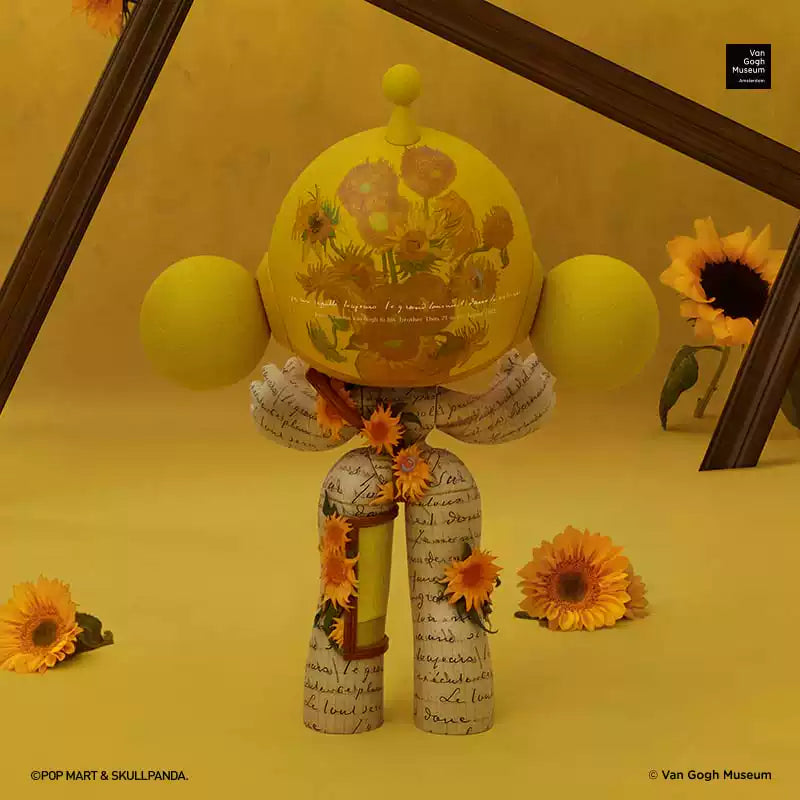 【Sale】MEGA a SKULLPANDA 400% Van Gogh Museum Sunflowers