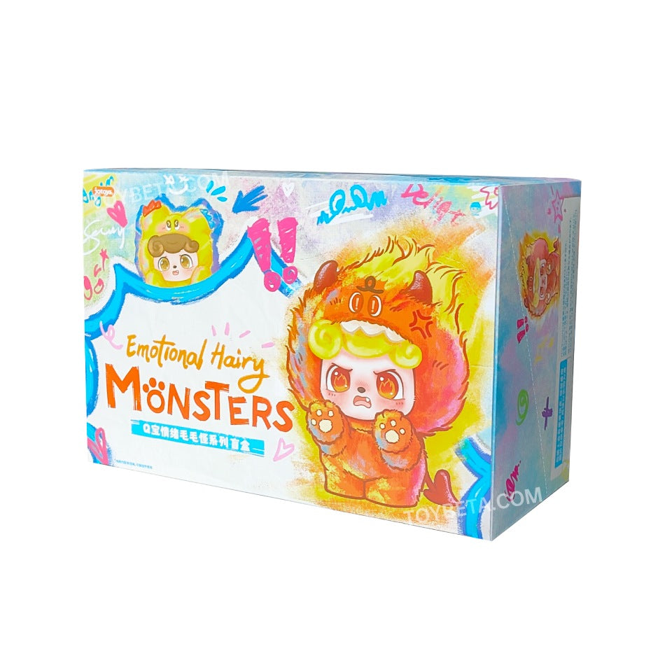 Q Kid Emotional Hairy Monsters Series Pendant Blind Box【Jotoys】