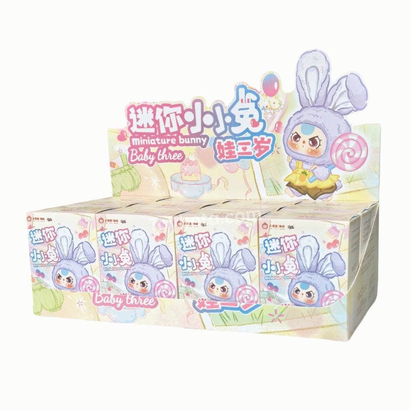 【Sale】Baby Three Mini Bunny Plush Series Blind Box【BB3】