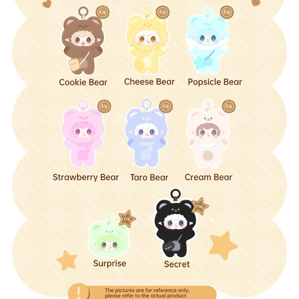 Yooki V4 Take a Bite Of Bear Series Blind Box Plush Dolls