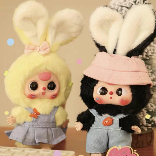 Baby Three Macaron Rabbit Series-V1 Plush Blind Box【BB3】