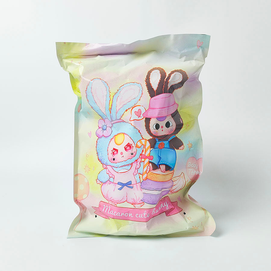 Baby Three Macaron Rabbit Series-V1 Plush Blind Box【BB3】