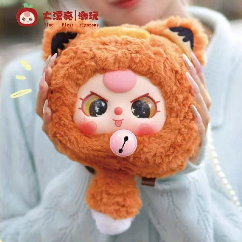 Baby Three Fortune Cat Plush Zipper Bag Series Blind Box【BB3】