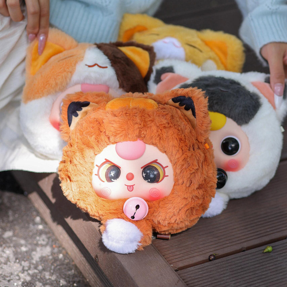 Baby Three Fortune Cat Plush Zipper Bag Series Blind Box【BB3】