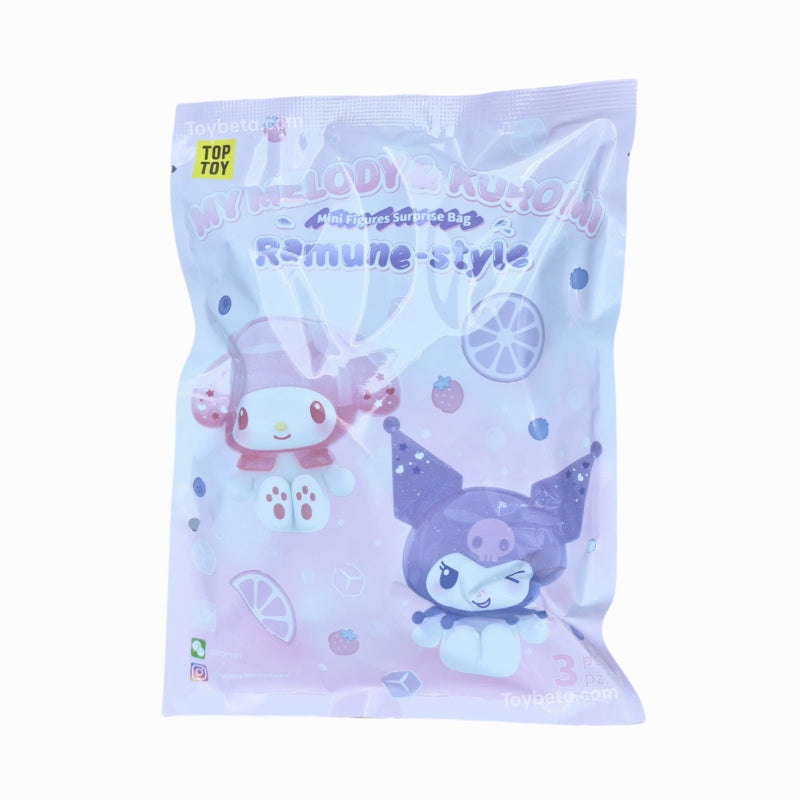 MY MELODY&KUROMI Ramune-Style Mini Figures Surprise Blind Bag【TOP TOY】