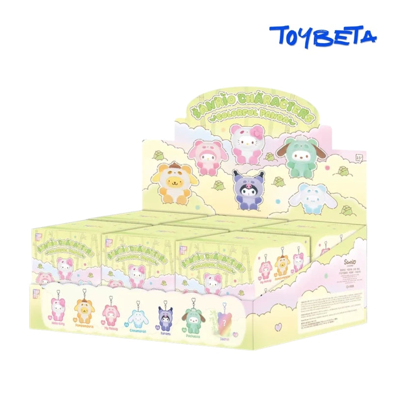 S627. Colorful Panda Series Plush Blind Box【TOP TOY】