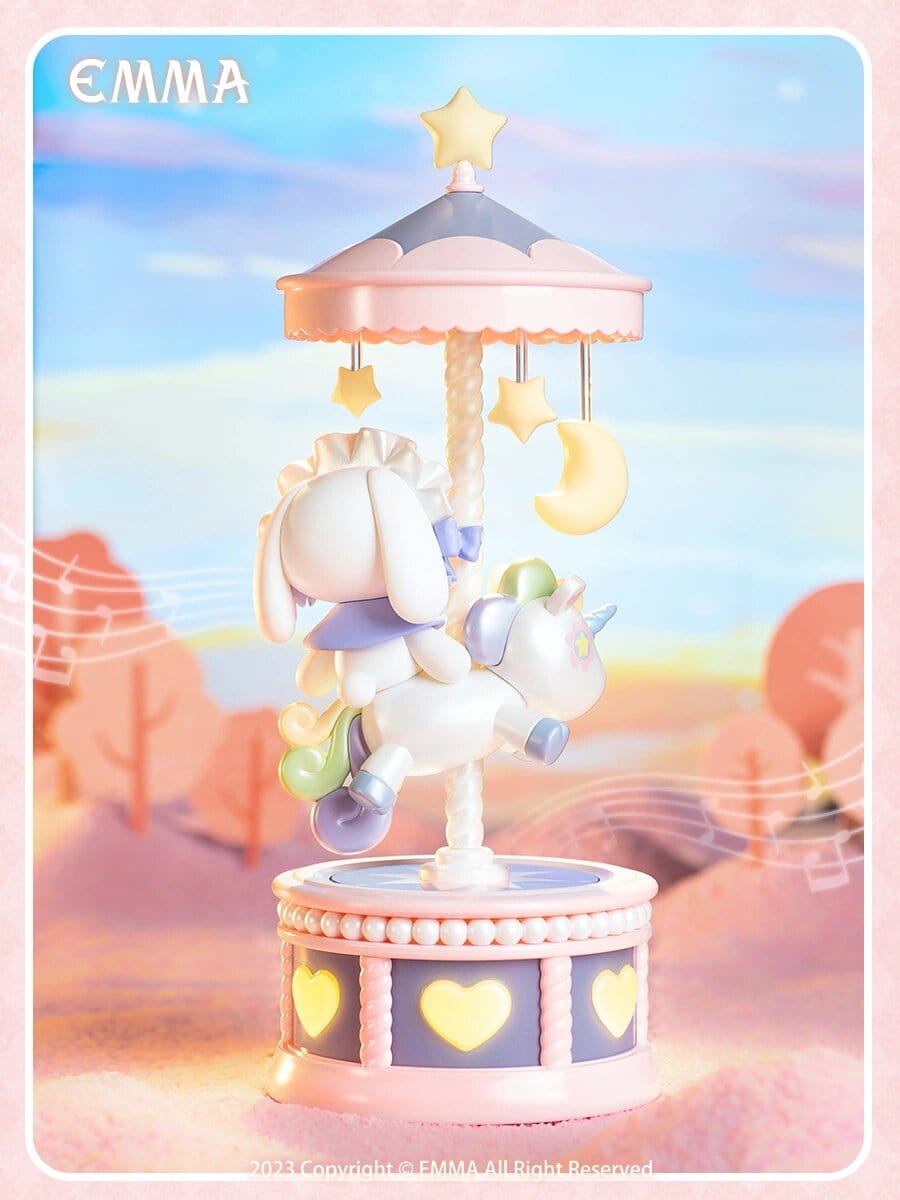 EMMA Fantasy Carousel Music Box Big Figure