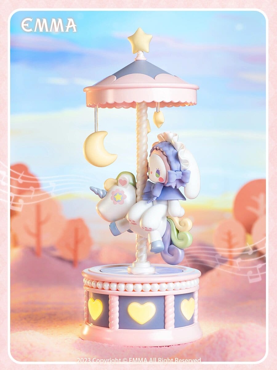 EMMA Fantasy Carousel Music Box Big Figure