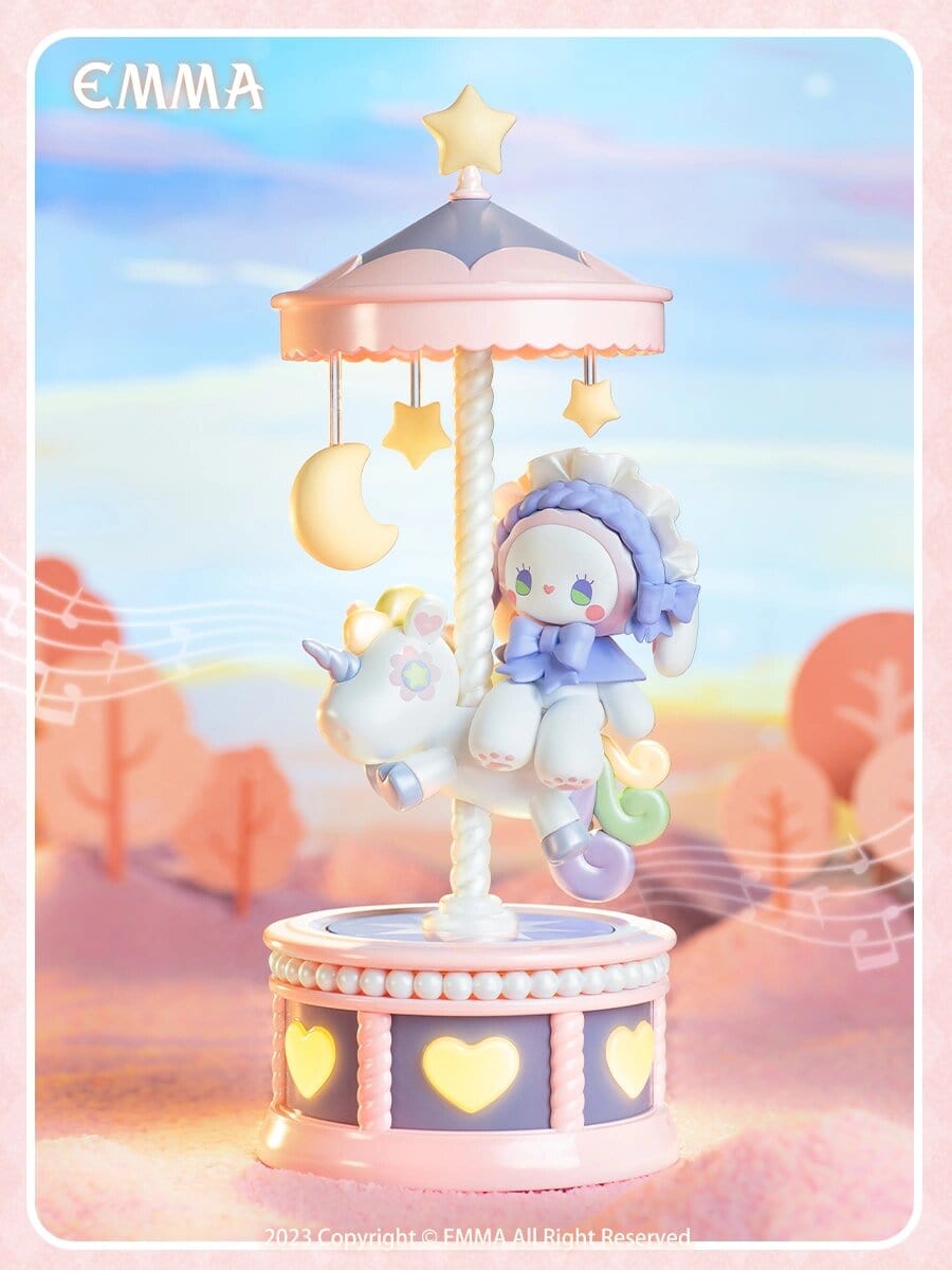 EMMA Fantasy Carousel Music Box Big Figure