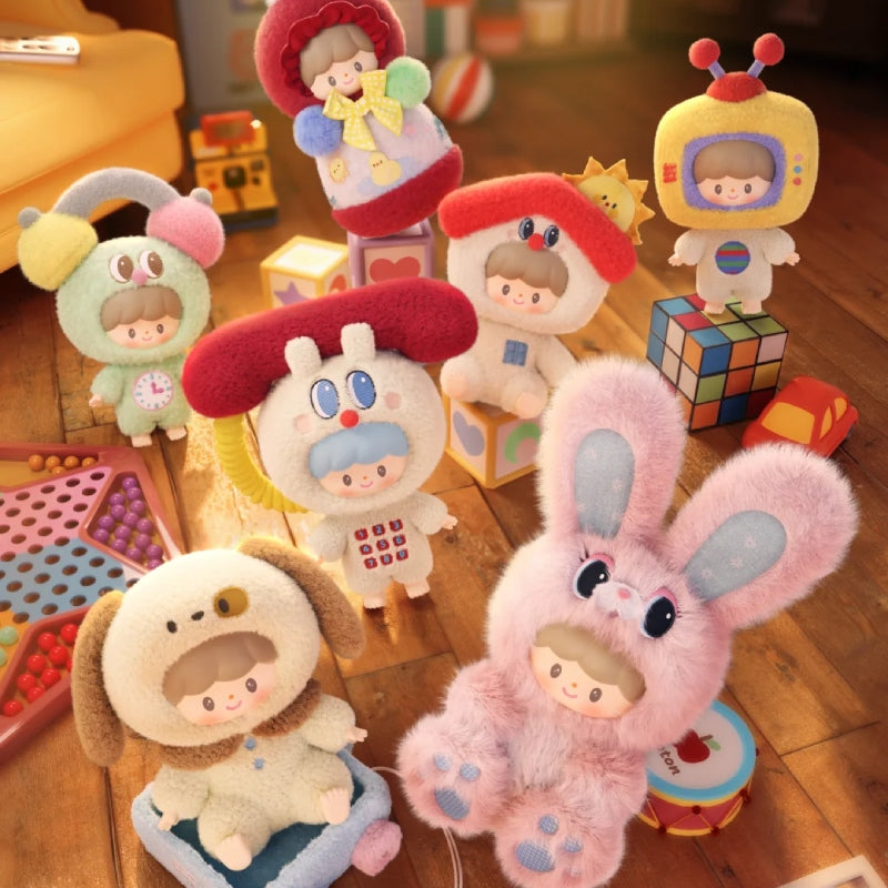 Zzoton Happy Childhood Retro Toys Series Plush Blind Box