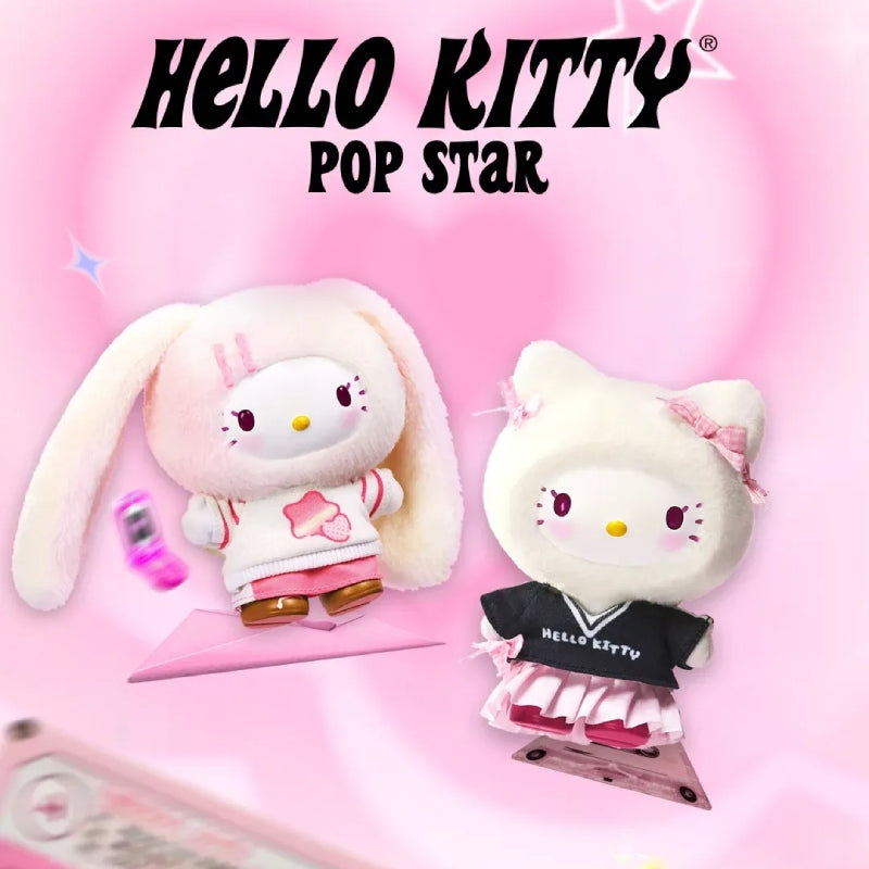 【Sale】Sanrio Characters Pop Star-Hello Kitty Sereis Blind Box Plush Doll