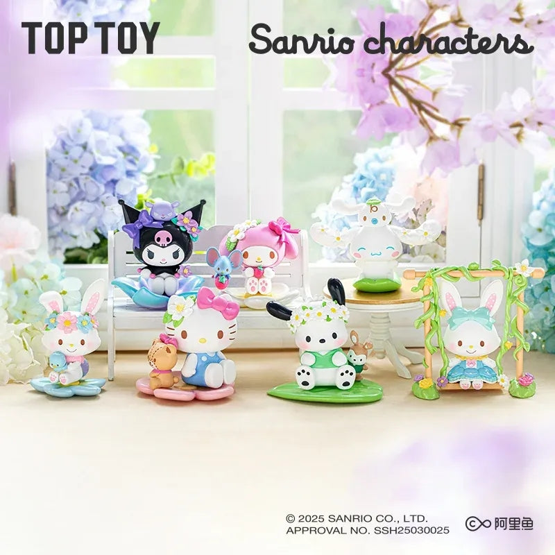 Sanrio Characters Spring Flower Series Figures Blind Box【TOP TOY】