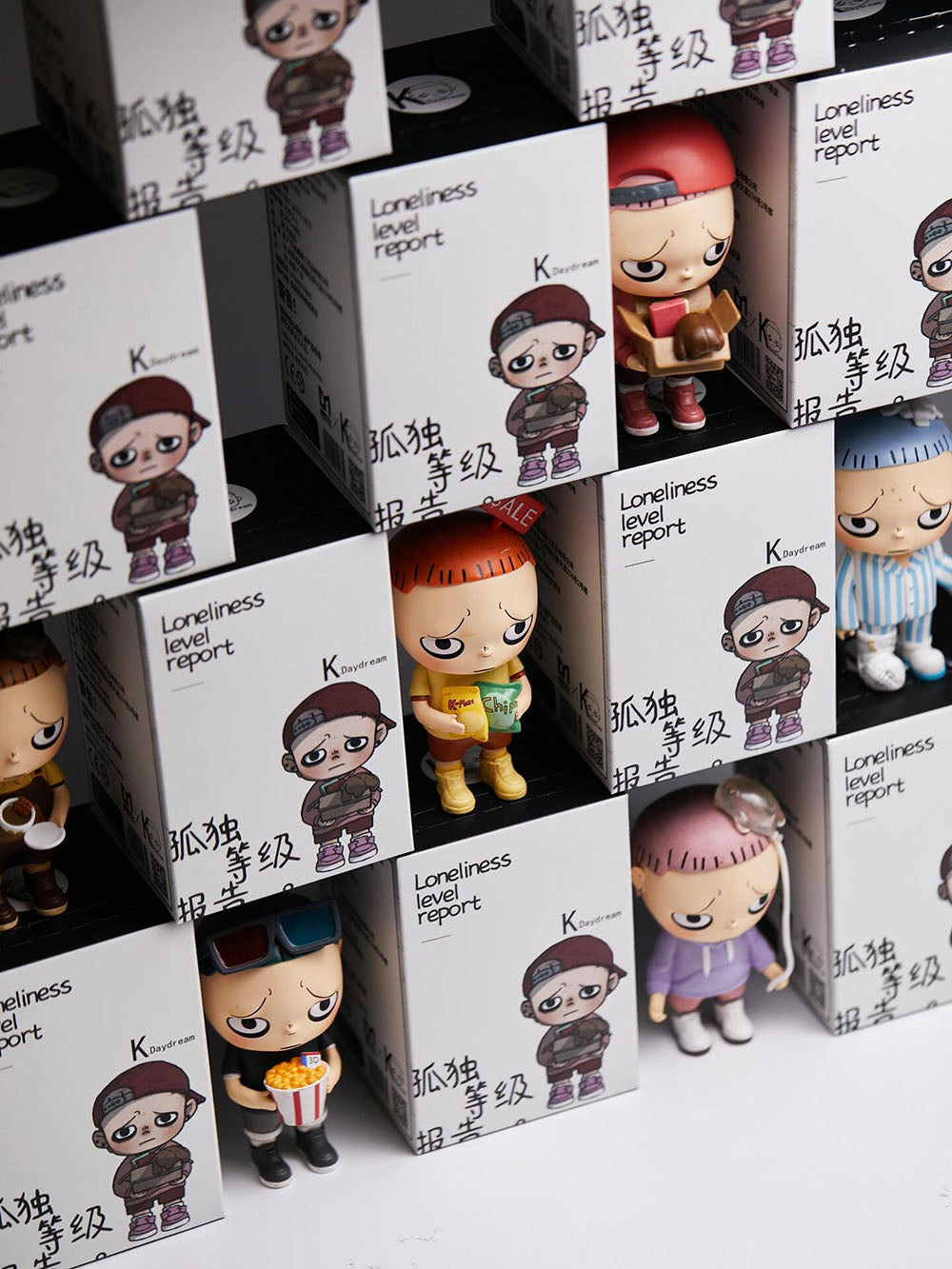 K.Daydream Loneliness Level Report Series Blind Box