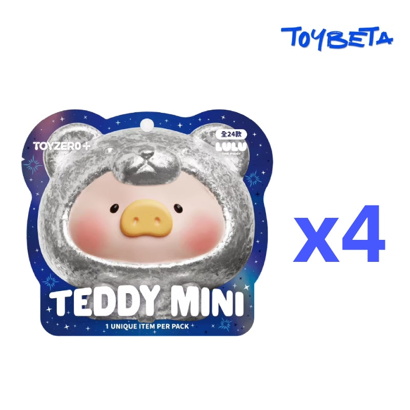 LuLu The Piggy-Teddy Mini Ore Collection Series Beans Blind Bag(4 PC)【TOYZEROPLUS】