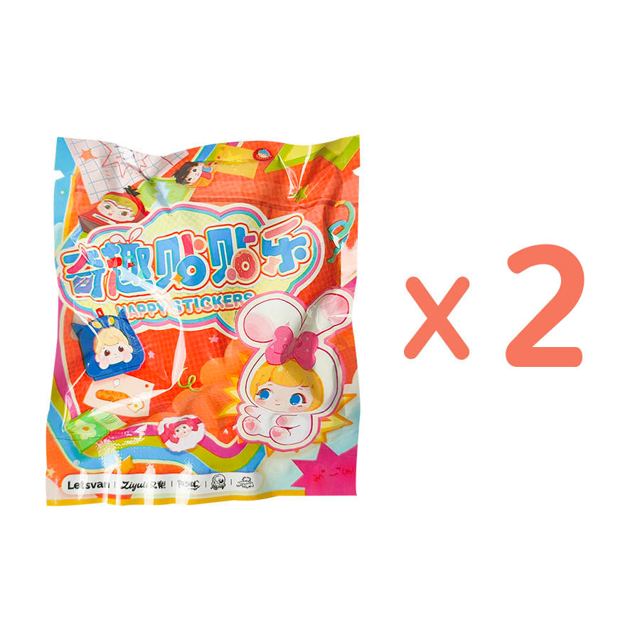 【Sale】Letsvan All-Star Happy Stickers Fridge Magnet Mini Blind Box【LetsVan】