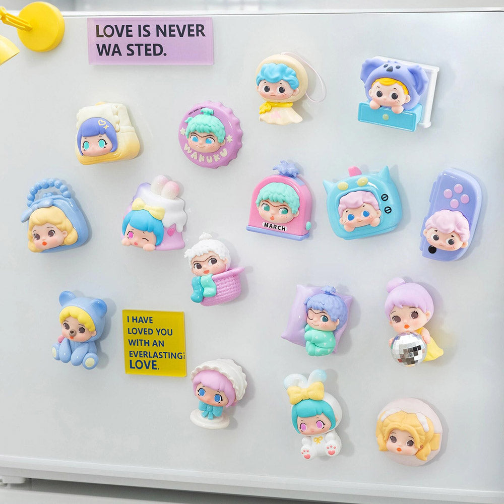 【Sale】Letsvan All-Star Happy Stickers Fridge Magnet Mini Blind Box【LetsVan】