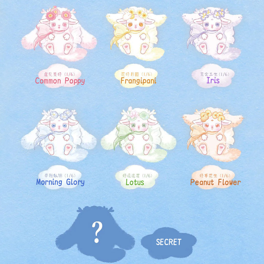 LOLOAN V3 Blooming Deers Series Plush Blind Box【CQTOYS】