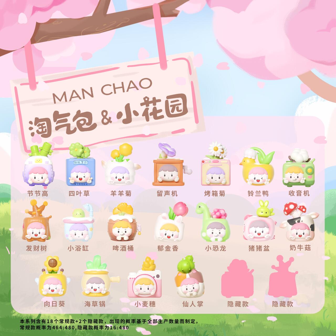 【Sale】Naughty Baby Little Garden Cute Beans Series Blind Box