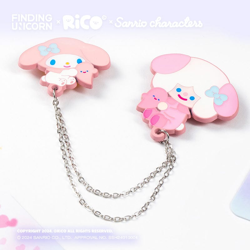 【F.UN-Badge】RiCO X Sanrio Badge Happy Paradise Series Blind Box