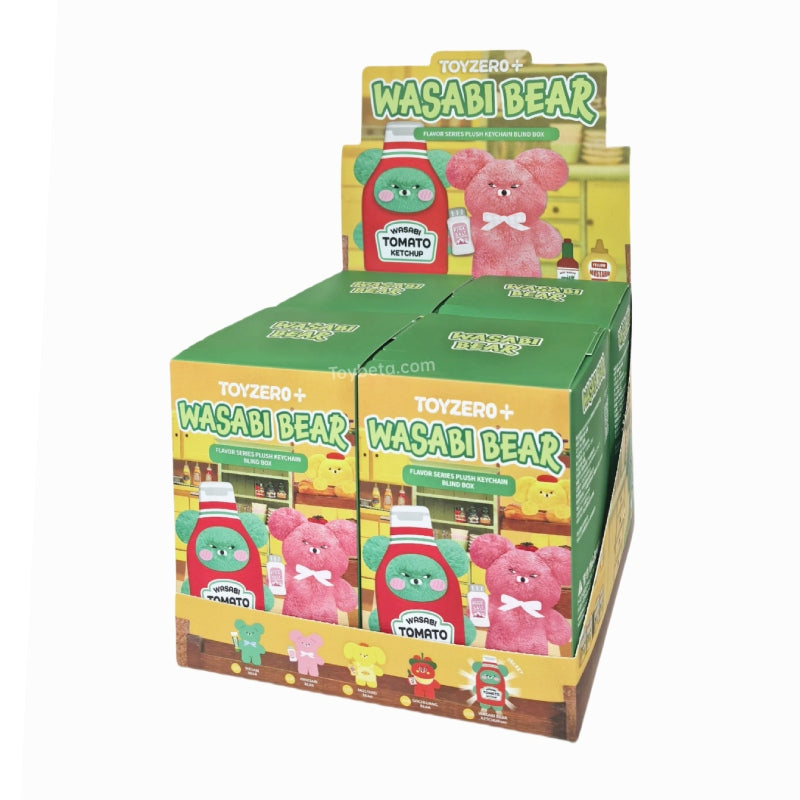 WASABI Bear Flavor Series Plush Keychain Blind Box