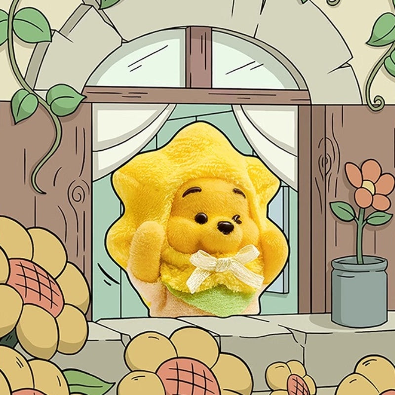 【BOGO】Winnie the Pooh Touching Garden Series Figure Blind Box