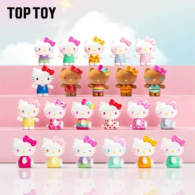 Hello Kitty Summer Rainbow Candy Mini Figures Surprise Blind Bag【TOP TOY】
