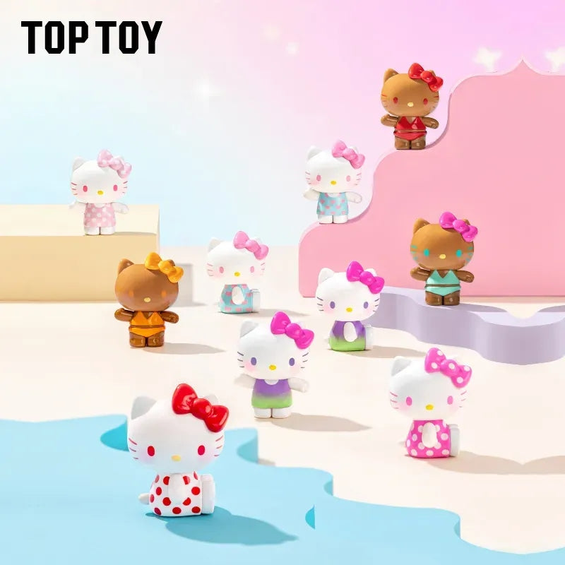 Hello Kitty Summer Rainbow Candy Mini Figures Surprise Blind Bag【TOP TOY】