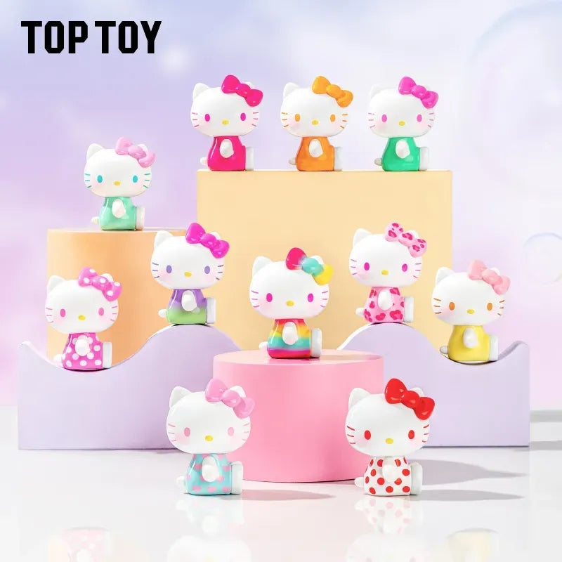 Hello Kitty Summer Rainbow Candy Mini Figures Surprise Blind Bag【TOP TOY】