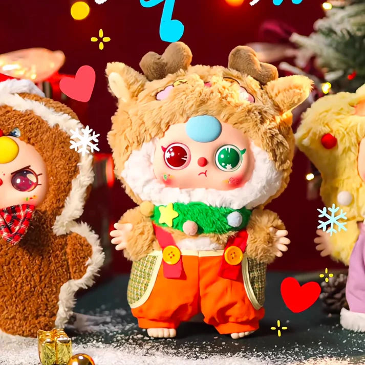 【Sale】Baby Three Christmas 400% Plush Dolls