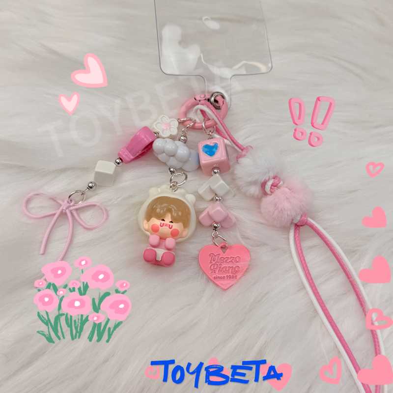 【Sale】Toybetaglobalmini DIY Phone Chain Items