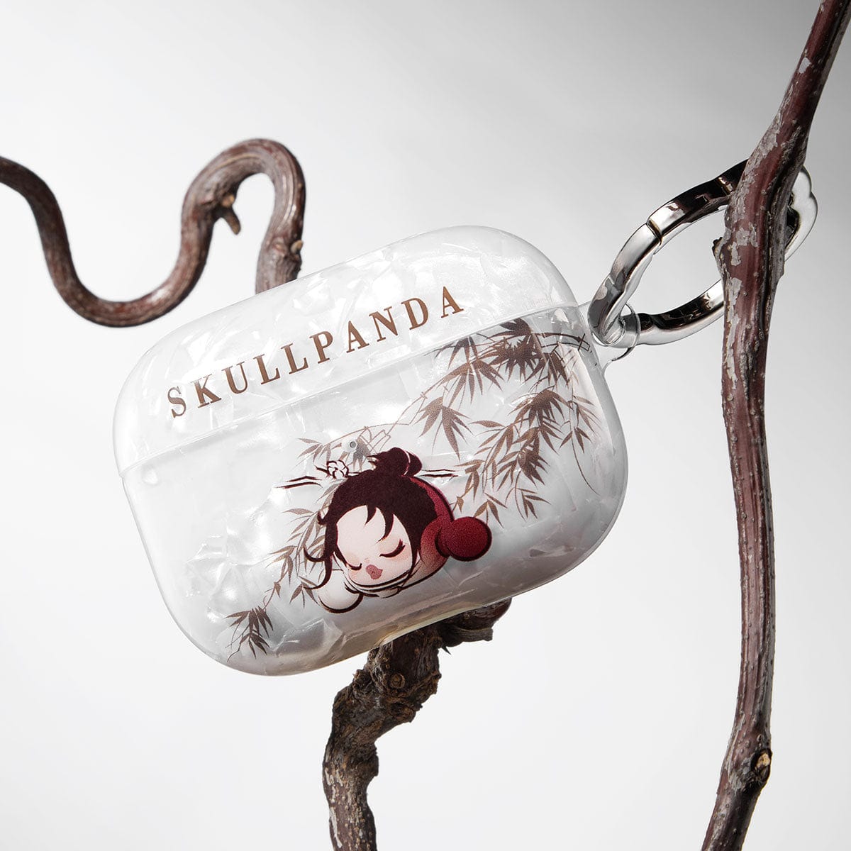 【SALE】SKULLPANDA The Ink Plum Blossom Series-Phone Case+Earphone Bag (Airpods Pro)