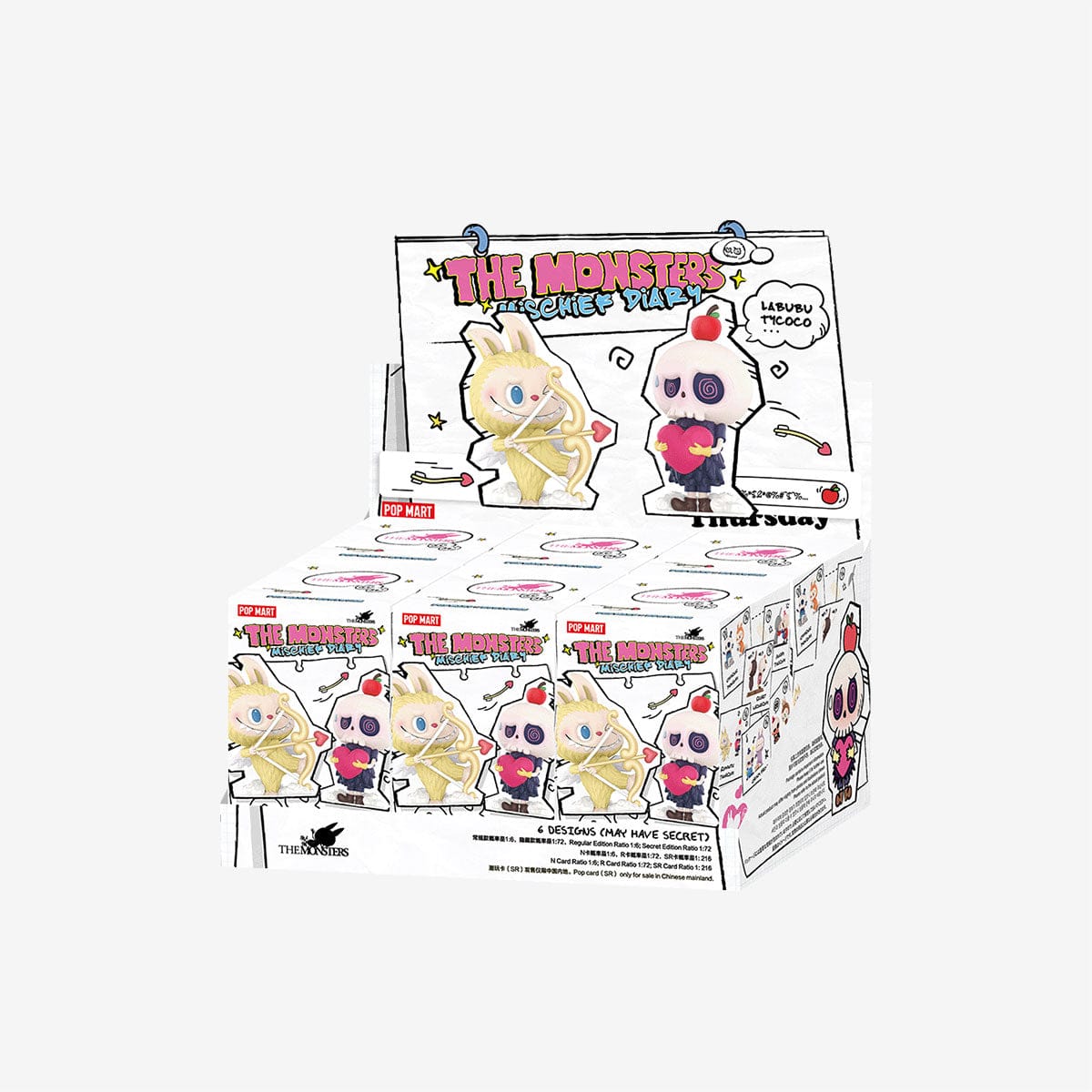 THE MONSTERS（Labubu） Mischief Diary Series Blind Box