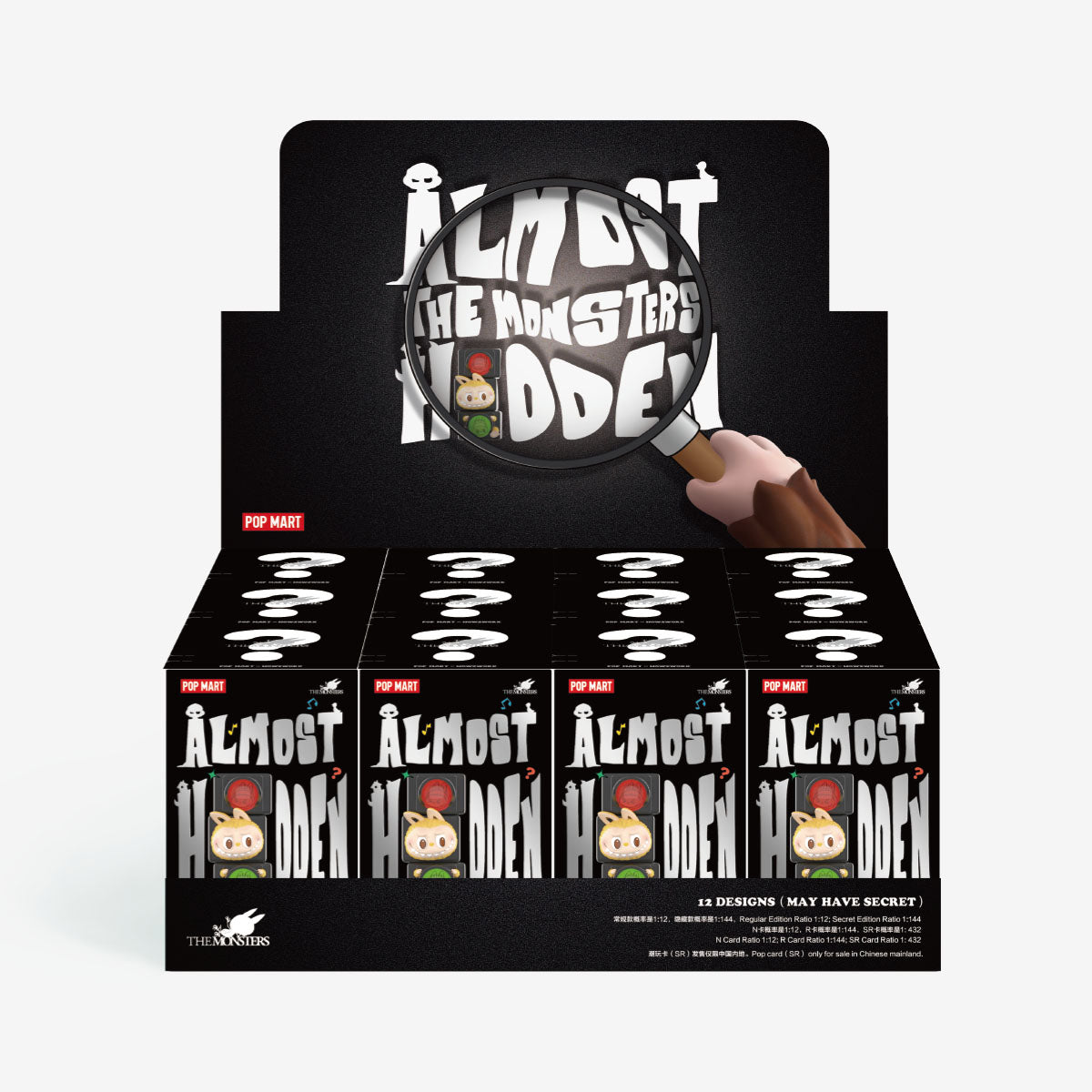【Sale】THE MONSTERS Almost Hidden Series Blind Box Figures
