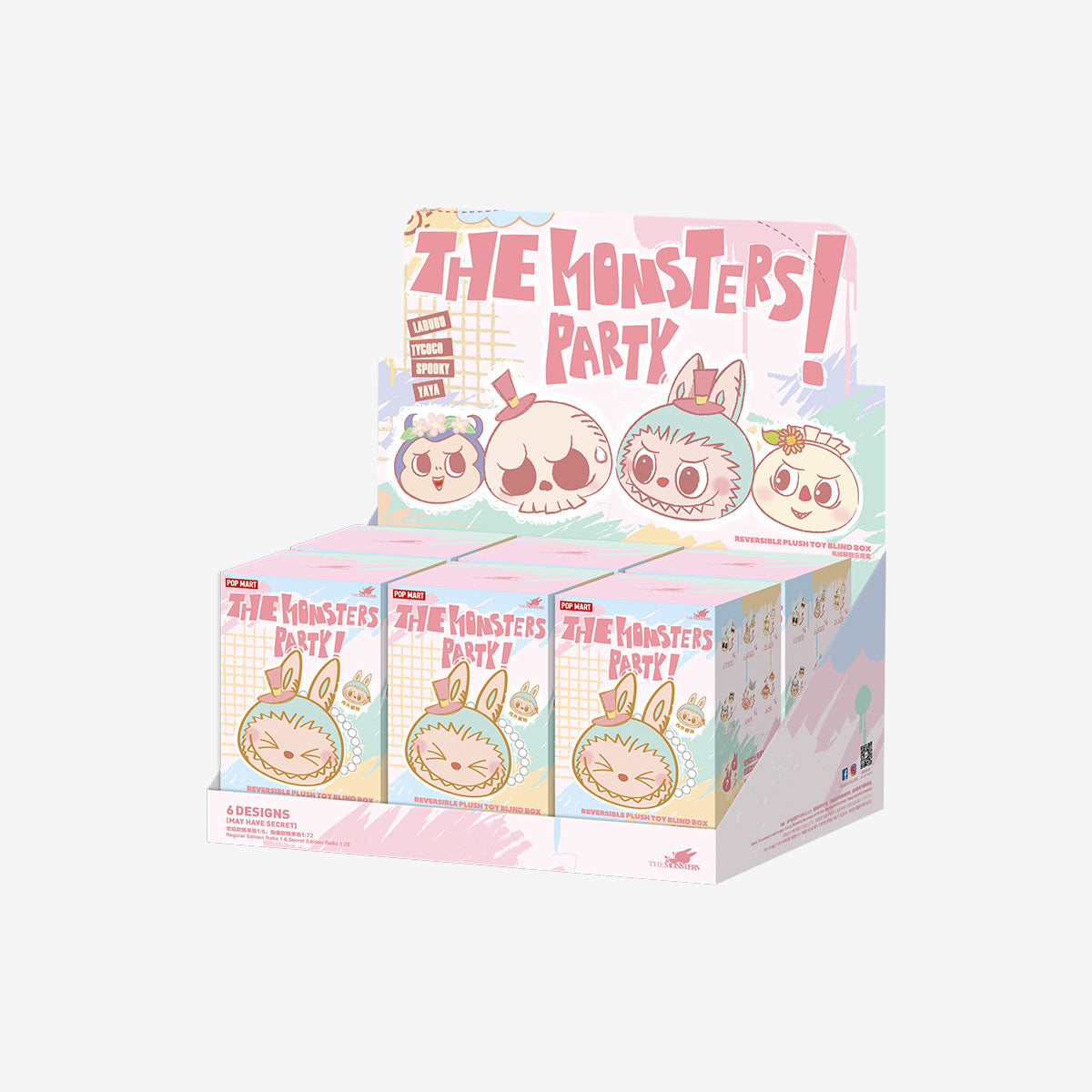 THE MONSTERS Party Series-Reversible Plush Blind Box